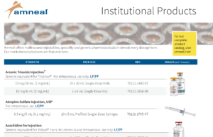 Injectable product catalog cover