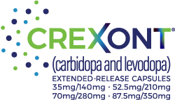 Crexont (carbidopa & levodopa)<br>Extended Release Capsules